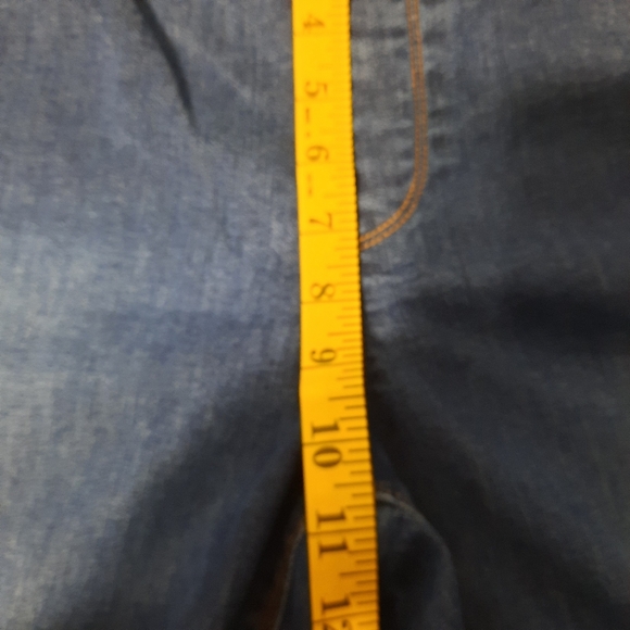 Westbound Blue Pull-on Jeans Women's 14 Regular Stretch Denim High Rise - Picture 10 of 12